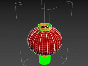chinese lantern 3Dモデル