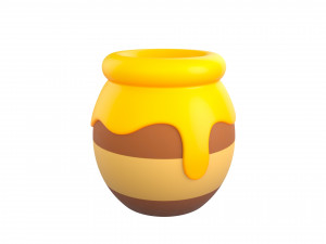 honey jar Modelo 3D