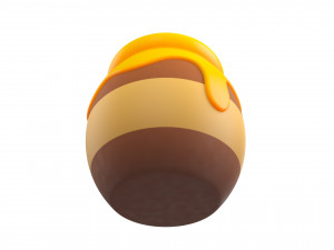 honey jar Model 3D