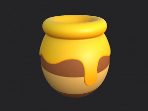 honey jar Model 3D