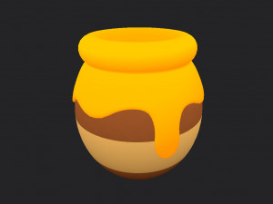 honey jar Model 3D