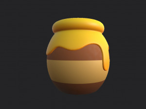 honey jar Model 3D