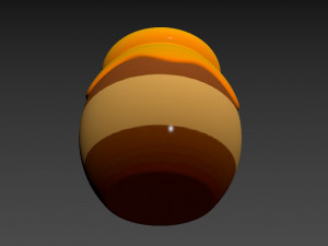 honey jar Model 3D
