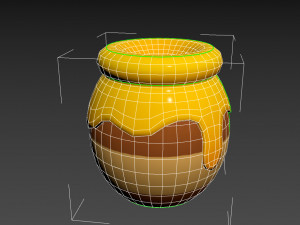 honey jar Model 3D