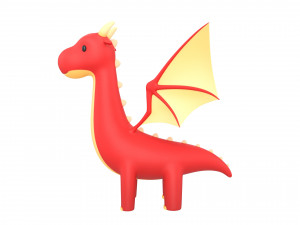 dragon character 3D Модель