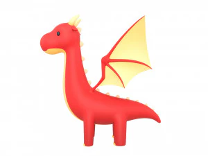 dragon character 3D Model