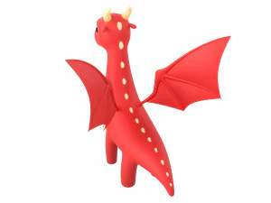 dragon character 3D Model