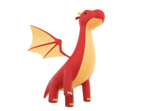 dragon character 3D Model