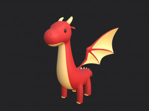 dragon character 3D Модель