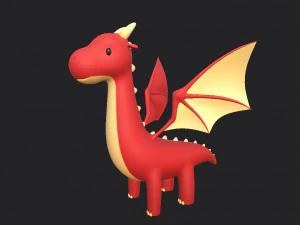 dragon character 3D Model
