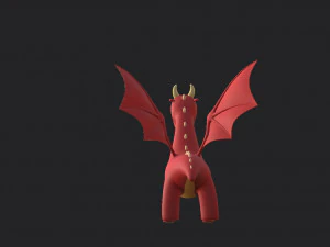 dragon character 3D Model