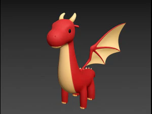 dragon character 3D Model