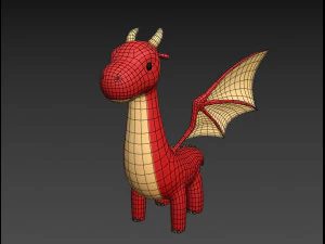 dragon character 3D Model