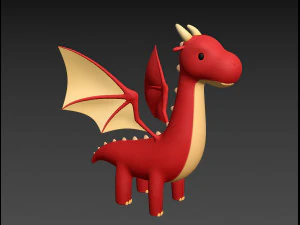 dragon character 3D Model