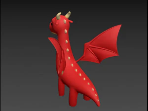 dragon character 3D Model