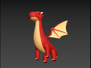 dragon character 3D Model