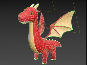dragon character 3D Model
