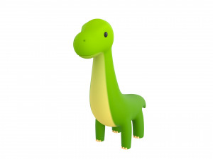 cartoon dinosaur 3D मॉडल