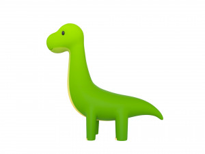 cartoon dinosaur Model 3D