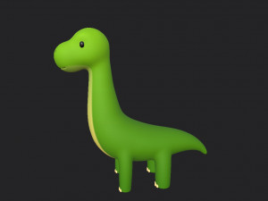 cartoon dinosaur Model 3D