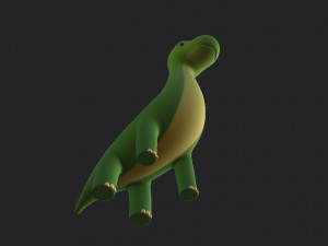 cartoon dinosaur Model 3D