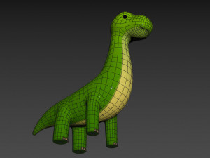 cartoon dinosaur Model 3D