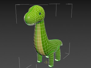 cartoon dinosaur Model 3D