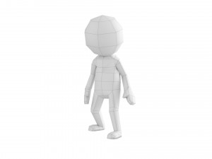 3D Lego man free VR / AR / low-poly 3D model rigged