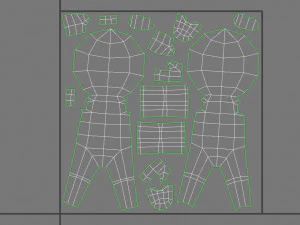 rigged low poly stickman 3D Model