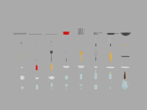 kitchenware pack Modelo 3D