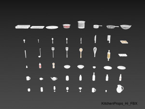 kitchenware pack Modelo 3D