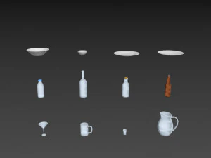 paquete de utensilios de cocina Modelo 3D