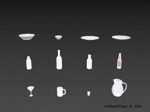 kitchenware pack Modelo 3D