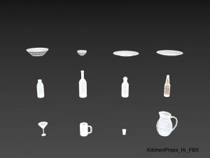 paquete de utensilios de cocina Modelo 3D