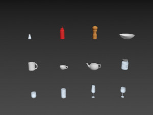 kitchenware pack Modelo 3D