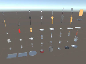 paquete de utensilios de cocina Modelo 3D