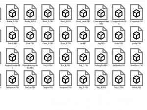 paquete de utensilios de cocina Modelo 3D