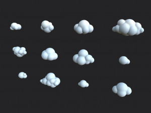 cloud pack Modèle 3D