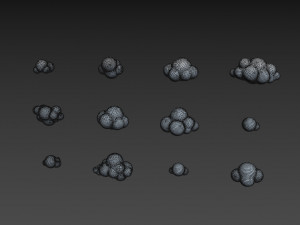 cloud pack Modèle 3D