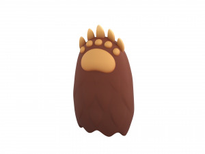 bear paws 3D Model
