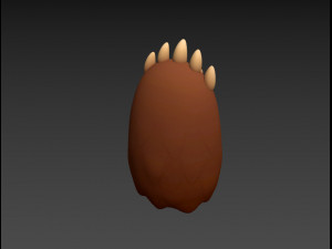 bear paws Modèle 3D