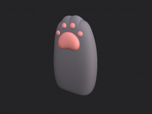 cat paws 3D 模型