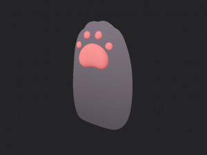 cat paws 3D 模型