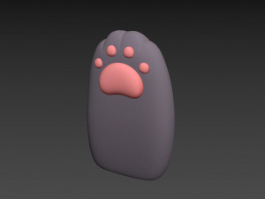 cat paws 3D 模型