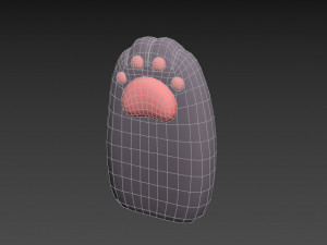 cat paws 3D 模型