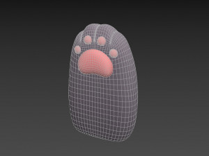 cat paws 3D 模型