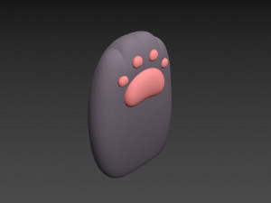 cat paws 3D 模型