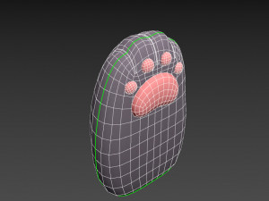 cat paws 3D 模型