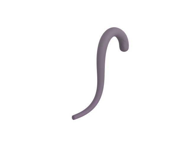 cat tail 3Dモデル .c4d .max .obj .3ds .fbx .stl .blend 