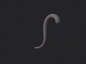 cat tail 3Dモデル
